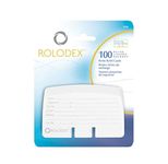 Rolodex : Petite Refill Cards, 2 1/4 x 4, 100 Cards per Set -:- Sold as 2 Packs of - 100 - / - Total of 200 Each