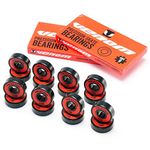 Venom Skateboards Bearings ABEC 9 608z Fast Super Smooth Premium For Skate board Micro Stunt Scooters Long board Roller Skates Inline Quad Derby x16 for 8 wheels