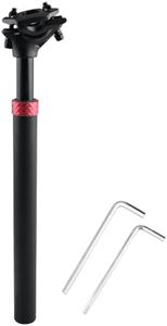 Azarxis Bike Seat Post Suspension Seatpost 25.4 27.2 28.6 30.4 30.8 31.6 x 350mm Aluminum Alloy MTB BMX Seat Post Tube Bicycle Saddle Pole with Micro Adjust Clamp for Mountain Bike Road Bike (31.6)