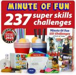 Funwares Minute of Fun Game - Minute to Win It Games for Kids, Adults, Teens, Families, Game Night, Gift for Home, Birthdays, or Travel. 2-12 Players! Original Edition, 237 Challenges
