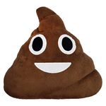 emily pets Dog Super Cute Poop Plush Toy Cushion Emoji Poo Body Pillow Poop Plush Toy for Dogs Small and Medium (Brown)