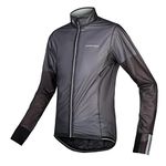 Endura FS260-Pro Adrenaline Race Cape II Jacket Waterproof Man, Black - L, Nero