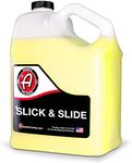 Adam's Polishes Slick & Slide Detail Spray - Hyper Slick Polymer Resin Technology Car Wash Spray Sealant - Car Wax Top Coat Quick Detailer Provides Superior Gloss, Shine, & Slickness (Gallon)