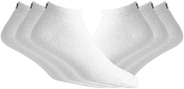 FootJoy Mens Socks 15300, White, Fits Shoe Size 7-12