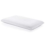 Perfect Soft Gel Infused Ultra Thin Pillow for Sleeping - 3" Inches, Slim Pillow for Stomach Sleeper with Knitted Fabric Cover, High-Density Firm Flat Pillow | Memory Foam Stomach Sleeper Pillows
