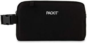 PackIt Freezable Snack Box, Black, 