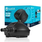 Swell Pond Pump 8,000 LPH | Pump for Filter | Garden Fish Koi | | 3 Year Guarantee