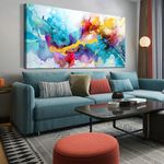 LAOTOART Modern Art Wall-Decor for Office Women - Abstract Wall Art - Large Wall Paintings for Living Room Ready to Hang Size 30" x 60"