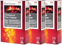 Soot-Loose Chimney and Flue Cleaner, 2 in 1, Dissolves Tar & Creosote that has Built Up Over Time, Increases Heater Efficiency & Reduces Smoke Emissions and is Safe for the Environment - 3 Boxes (9 Sachets)