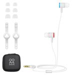 AMVR Noise Isolating Earbuds Earphones Custom Made for Quest 2 VR Headset, with 3D 360 Degree Sound in-Ear Headphones and Earphone Silicone Holders(White) [Oculus]