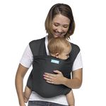 Moby Wrap Baby Carrier | Evolution | Baby Wrap Carrier for Newborns & Infants | #1 Baby Wrap | Baby Gift | Keeps Baby Safe & Secure | Adjustable for All Body Types | Perfect for Mom & Dad |