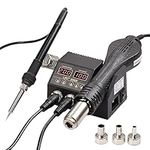 LRT 8868 Hot Air Solder Station Soldering Iron Heat Gun 2-IN-1 SMD Rework Station