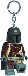 Porte-clés lumineux LEGO Star Wars The Mandalorian - 76 mm de hauteur (KE172) - 2 piles CR2025 incluses