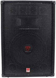 Rockville RSG15.4 15" 1500W 3-Way 4-Ohm Passive PA Speaker, High-Power Drivers, Durable Build, Wide Frequency Range, for DJs and Live Events