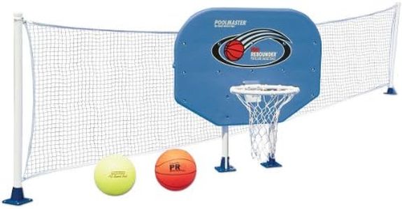 Poolmaster Swimming Pool Basketball and Volleyball Game Combo, Above-Ground Pool