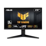 ASUS TUF Gaming 28” 4K 144HZ DSC HDMI 2.1 Gaming Monitor (VG28UQL1A) - UHD (3840 x 2160), Fast IPS, 1ms, Extreme Low Motion Blur Sync, G-SYNC Compatible, FreeSync Premium, Eye Care, DCI-P3 90%