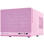 SilverStone Technology Ultra Small Form Factor Computer Case Mini-ITX in Pink SG13P