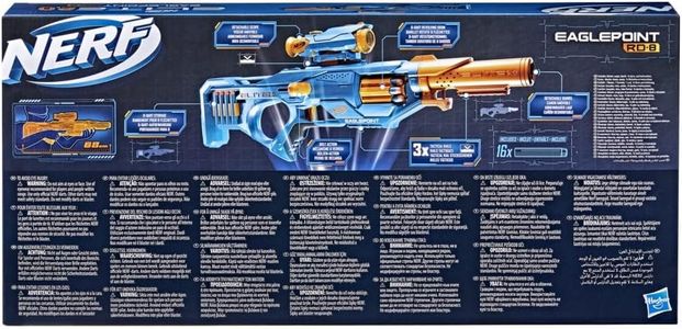 Nerf Elite 2.0 Eaglepoint RD-8 Blaster – 8-Dart Rotating Drum
