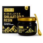 Multani Essentials Himalayan Shilajit Gold Resin with Ashwagandha, Safed Musli & Gold Extract | Boost Muscle Growth & Strength | Supports Stamina & Rejuvenation | More Than 70% Fulvic Acid | 20 gm