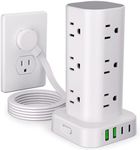 Power Strip Tower with Multiple Out