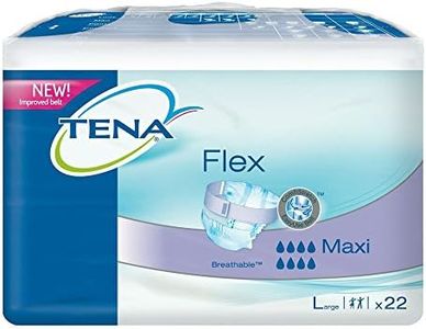 Lot de 22 culottes absorbantes pour incontinence Case Saver 3 x Tena Flex Maxi Grand (85 – 125 cm)
