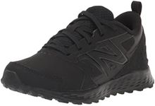 New Balance Kid's Fresh Foam 650 V1 Lace-up Running Shoe, Black/Black, 4 Big Kid