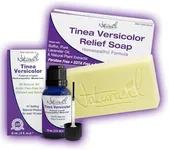 Tinea Versicolor Full Body Value Pack - Targeted Relief Liquid (15mL) + 1 Anti-Itch Soap | Natural Ingredients for Ringworm, Candida, Itch & Tinea | Gentle for All Skin Types | Safe for Kids & Adults