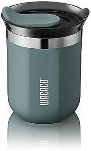 WACACO Octaroma Classico Vacuum Insulated Coffee Mug, Double-Wall Stainless Steel Travel Tumbler with Drinking Lid, 6 fl oz (180ml), Blue