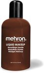 Mehron Makeup Liquid Face and Body Paint (4.5 oz) (EBONY)