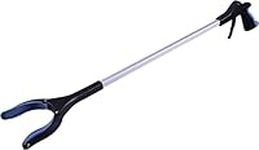 Aidapt 32 inch Handy Reacher Grabber Tool, Litter Trash Picker with Extra Long Arm. with Magnetic Tip. Mobility Aid for Reaching. Lifting Assistance. Rubbish Tongs, Garden Grabber. Arm Extension