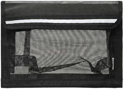 EDSRDPLT Boat Storage Mesh Bags - Self-Adhesive Waterproof Marine Organizer with Strong Adhesive Backing, Easy to Install & Remove, Keep Tools & Gear Secure (2, 13.5 * 9.8 inch)