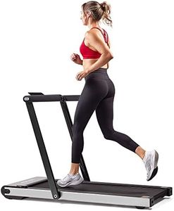 Sunny Health & Fitness Space Saving Treadmill, Black