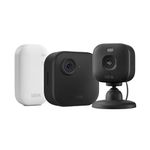 Blink Outdoor 4 Camera + Blink Mini 2K+ Indoor Camera (Black), Sync Module Core included
