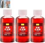 Concentrated Red worm liquid 3PCS, All-season universal fishing, natural bait additives wild fishing fish bait catfish crucian carp grass carp tilapia roach roach bream universal opening agent