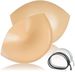 Auteek Double-Sided Sticky Bra Inserts, Invisible Lift Self Adhesive Boob Pads Push up Breast Pads Reusable Washable