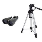 Celestron 71018 SkyMaster 20 x 80 Binocular & Amazon Basics 60-Inch Lightweight Tripod with Bag