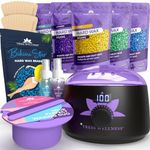 Tress Wellness Deluxe Waxing Kit for Brazilian Wax - Easy to Use - For Sensitive Skin - Digital Display