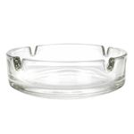 Olympia Small Stackable Glass Ashtrays (Pack of 24), Clear, Solid Glass, Size: 107 mm Diameter, Pub Ashtrays, D865