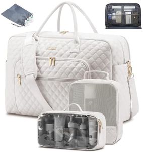 LOVEVOOK Travel Duffle Bag, Weekender Bag for Women with Professional Laptop Compartment Carry on Overnight Case with Toiletries Kit Wet Pocket for Business Travel, Hospital bag for Labor and Delivery