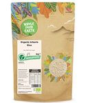 Wholefood Earth Organic Arborio Rice 3kg Raw | GMO Free | Vegan | Certified Organic