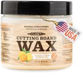 CLARK'S Cutting Board Finish Wax (6oz) | Enriched with Lemon & Orange Oils | Made with Natural Beeswax and Carnauba Wax | Butcher Block Wax
