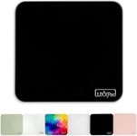 Glassboard Studio LuxxPad Tempered Glass Mouse Pad - Enhanced Precision for Gaming & Work, Durable & Scratch-Resistant, Colors (Black, 7.5" x 8")