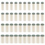 40pcs Slip On Pool Cue Tips, 4 Sizes Pool Stick Repair Kit Tips No Glue or Tool Required Billiard Cue Tips Replacement 9mm, 10mm, 12mm, 13mm Billiard Stick Tips for Snooker and Pool Cues