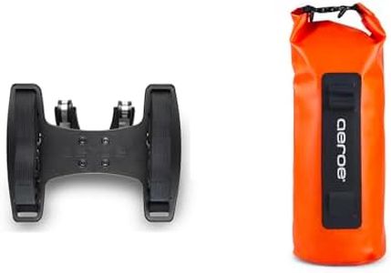 aeroe Spider Handlebar Cradle + 8L Heavy Duty Dry Bag Combo | Bikepacking Handlebar Bag System for MTB, Gravel & eMTB Bikes | Secure, Stable Mount with Waterproof IP65 Dry Bag