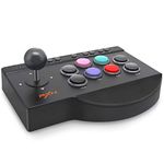 PXN Arcade Fight Stick,USB Wired PC Street Game Fighting Joystick Game Controller for PS3 / PS4 / Switch/Xbox One/PC