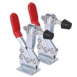 Accessbuy Toggle Clamp 225D 500Lbs Holding Capacity Heavy Duty Large Hold Down Clamp Quick-Release Horizontal Clampï¼Ë†2Pack)