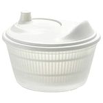 Ikea TOKIG Salad Spinner, White with TSS Cotton Balls