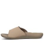 Orthaheel Men/Women Kiwi Slide In Orthopedic Sandals - Tan (Mens 8 Womens 9)