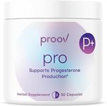 Proov Luteal Love, Herbal Supplement to Support Your Body's Natural Progesterone Production, Vitex (Chasteberry), Ashwagandha, Maca, 30 Capsules