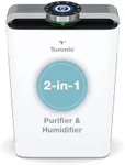 Turonic PH950 - Air Purifier And Humidifier Combo, up to 4200 Sq Ft Large Room Air Cleaner For Home, True Hepa 13 Filter, for Pet Hair, Smells, Pollen, Smoke in Office, Bedroom, Living Room, Basement